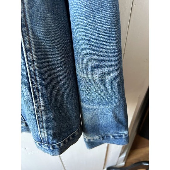 Vintage 90s Bill Blass denim jean jacket M/L? - Picture 5 of 13